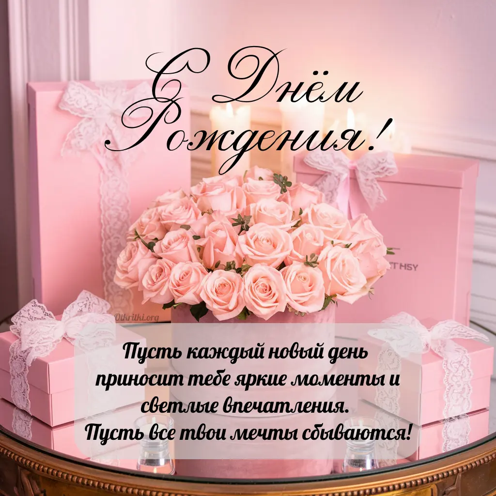 Душевные слова с днём рождения женщине