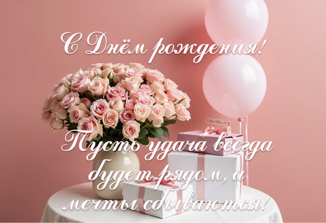 17 открыток с Днем Рождения женщине