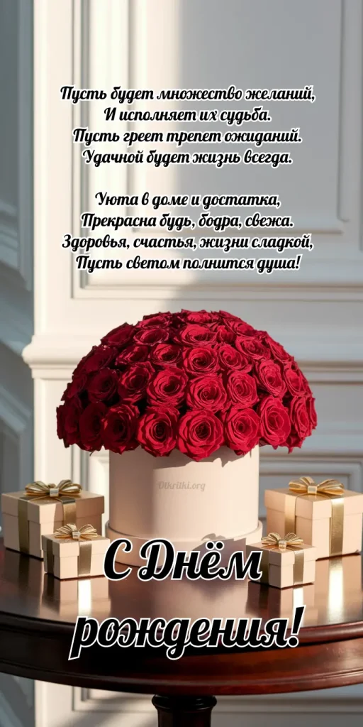Стихотворное поздравление женщине на день рождения